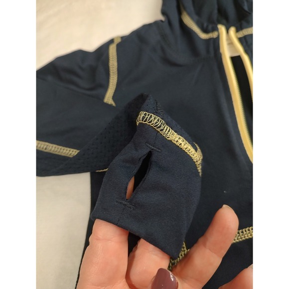 Colosseum Toddler 2T Navy Pitt Panthers Zip Up Hoodie Thumbholes - Picture 5 of 10